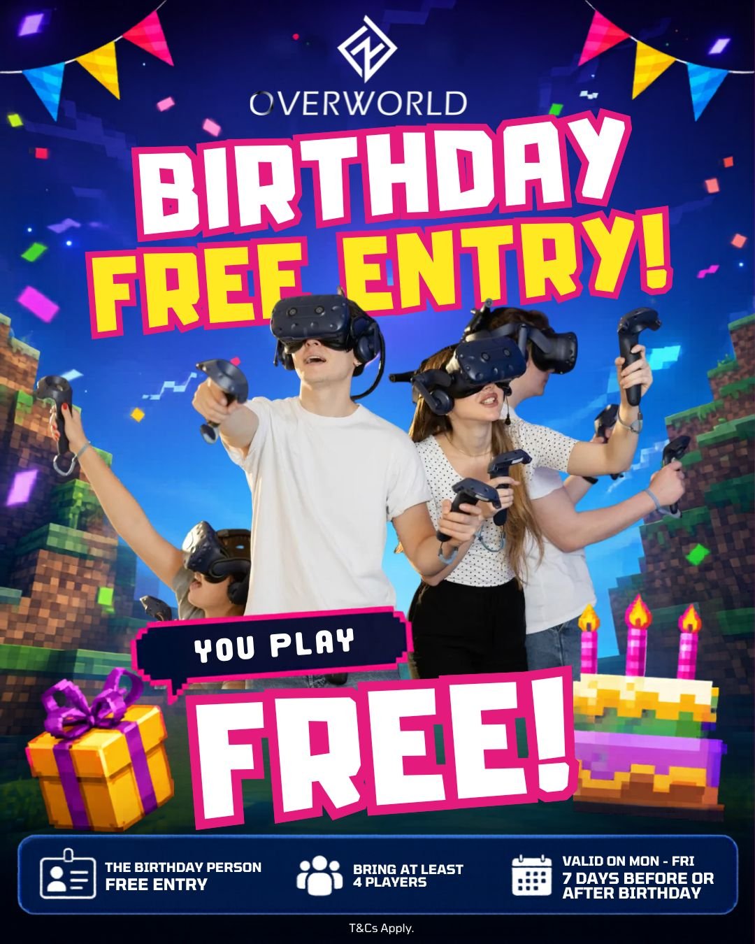 The best birthdays come with free games!